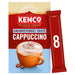 Kenco Cappuccino Unsweetened Instant Coffee Sachets 8 per pack