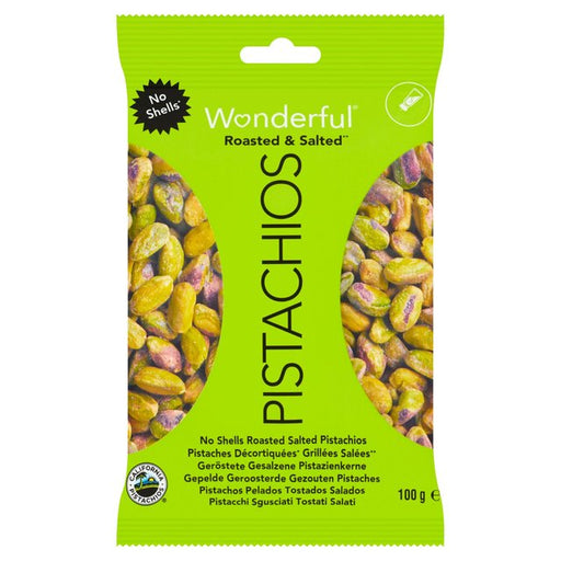 Wonderful Pistachios No Shells Roasted & Salted 100g