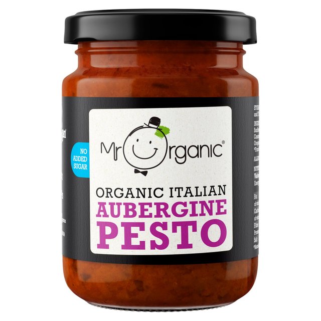 Mr Organic Aubergine Pesto 130g