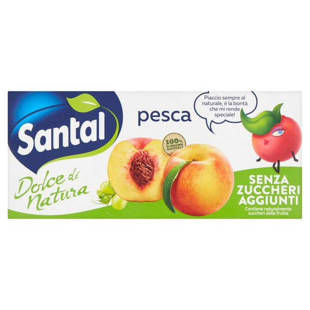 Santal No Sugar Peach 3 x 200ml