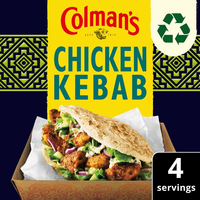 Colman's Chicken Kebab Dry Packet Mix 30g