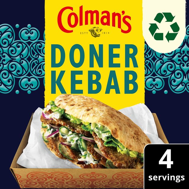 Colman's Doner Kebab Dry Packet Mix 38g