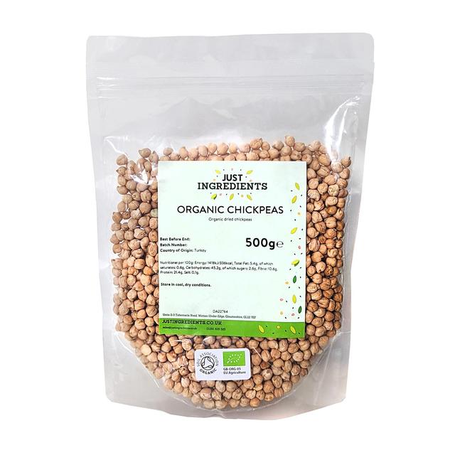 JustIngredients Organic Chickpeas 500g