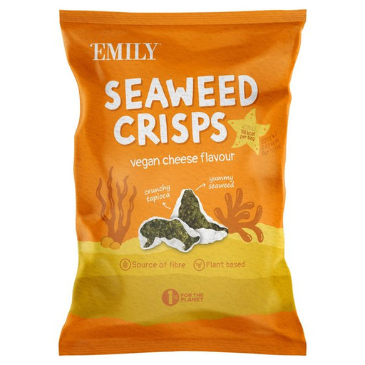 Emily Seaweed Crisps, Vegan Cheese 18g