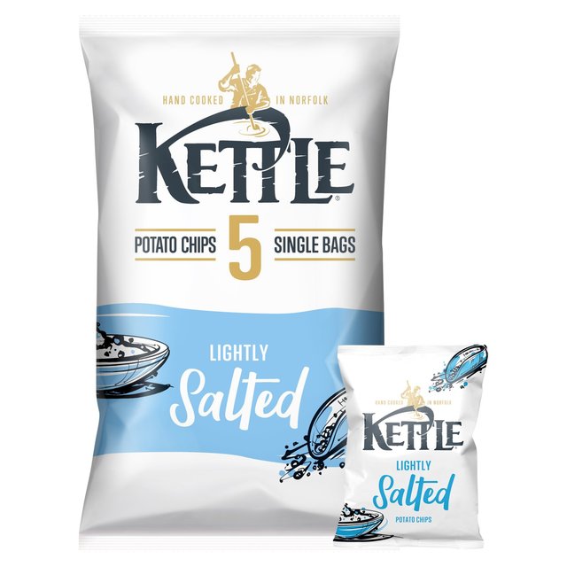 KETTLE Chips Lightly Salted Multipack 5 per pack