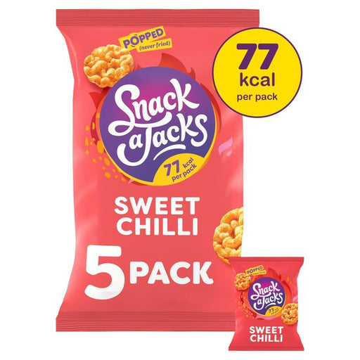 Snack a Jacks Sweet Chilli Multipack Rice Cakes 5 per pack