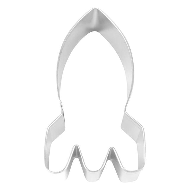 Anniversary House Space Rocket Tin-Plated Cookie Cutter N/A