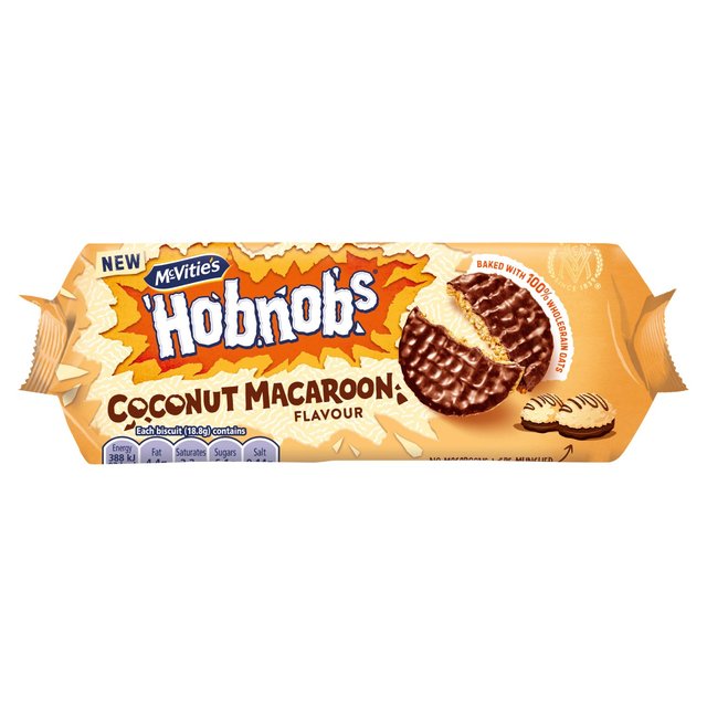 McVitie's Hobnobs Chocolate Coconut Macaroon Biscuits 262g