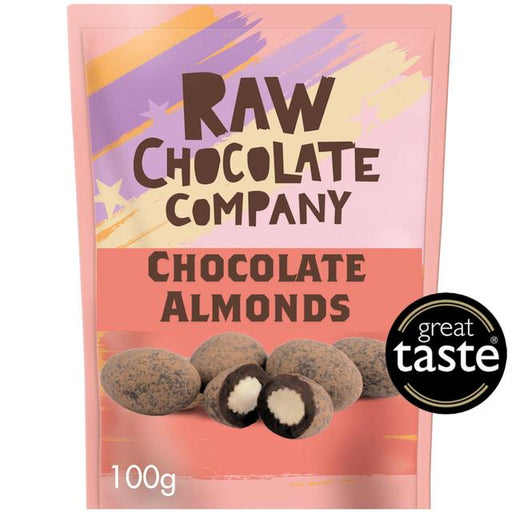 The Raw Chocolate Company Chocolate Almonds 100g