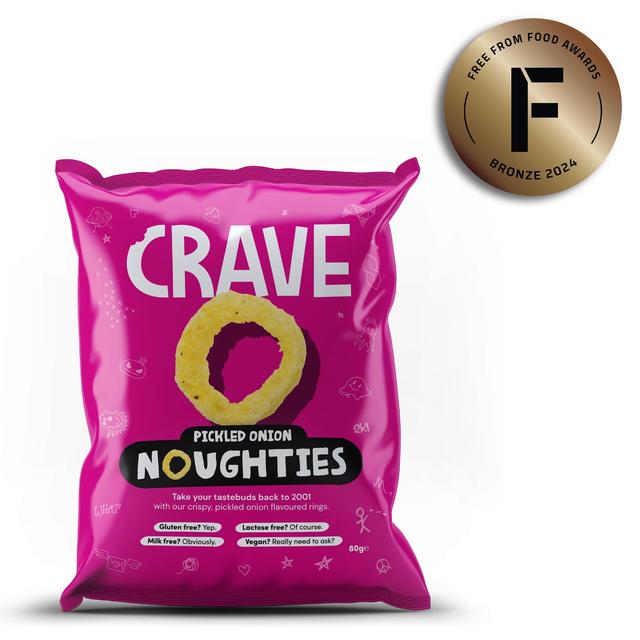 Crave Pickled Onion Noughties 80g