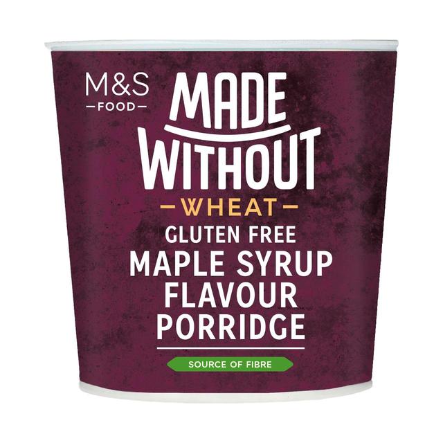 M&S Made Without Maple Syrup Flavour Porridge Pot 70g