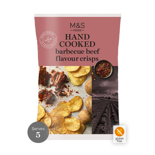 M&S Barbecue Beef Flavour Hand Cooked Crisps 150g