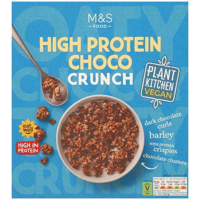 M&S High Protein Vegan Chocolate Crunch 500g