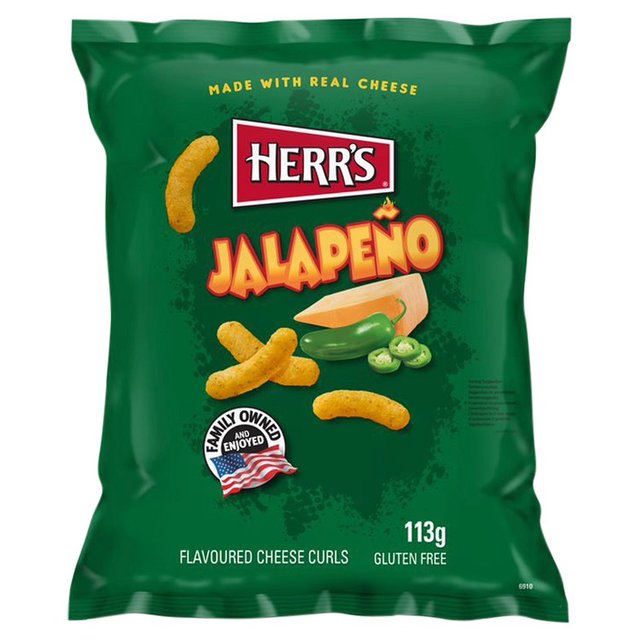 Herrs Jalapeno Cheese Curls 113g