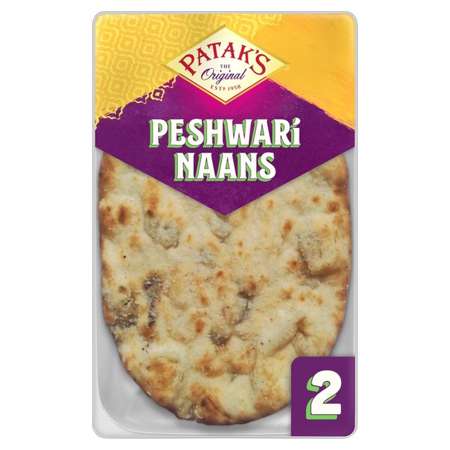 Patak's Peshwari Naan Breads 2 per pack