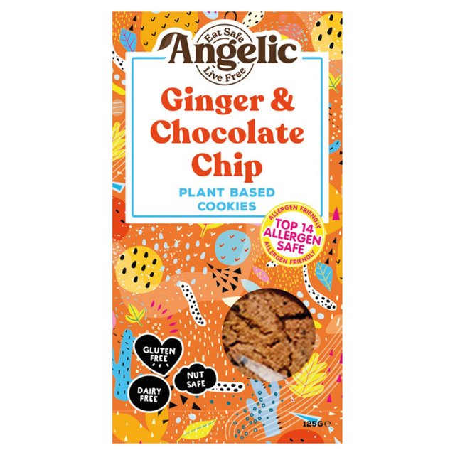 Angelic Free From Ginger & Chocolate Cookies 125g