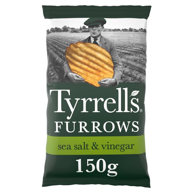 Tyrrells Sea Salt & Vinegar Sharing Crisps 150g