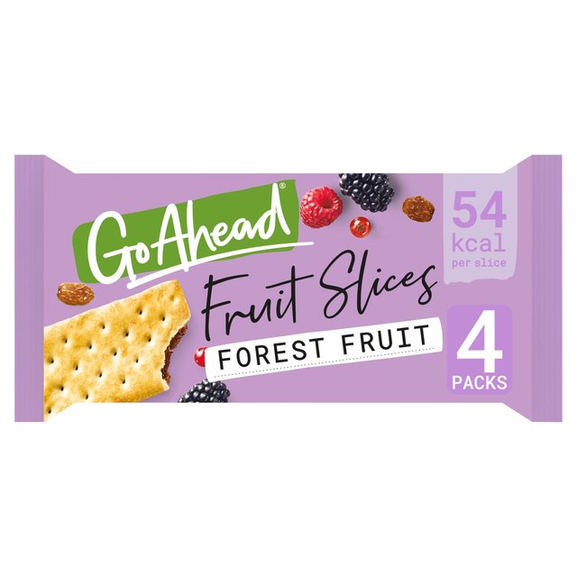 Go Ahead Forest Fruit Crispy Fruit Slices Snack Bars Multipack 4 per pack