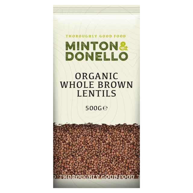 Mintons Good Food Organic Whole Brown Lentils 500g