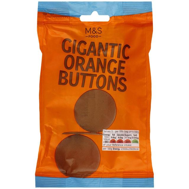 M&S Gigantic Orange Buttons 150g