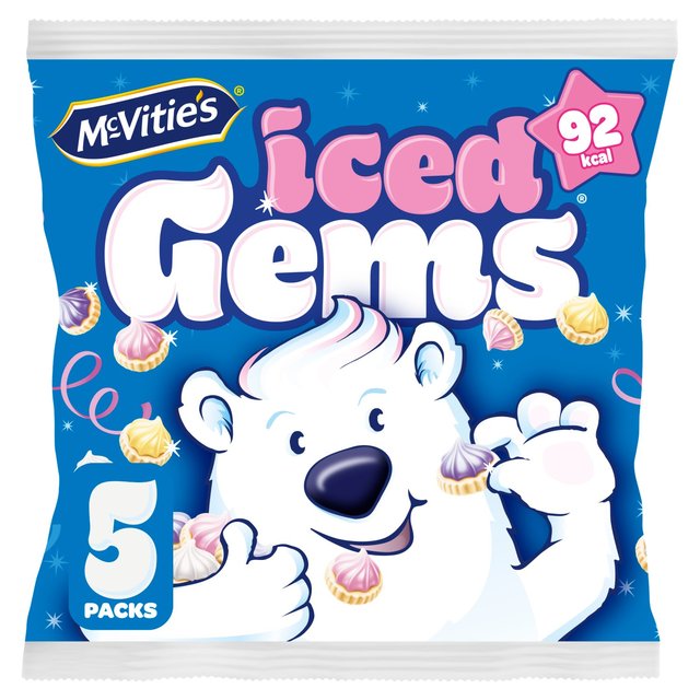 McVitie's Iced Gems Multipack Biscuits 5 per pack