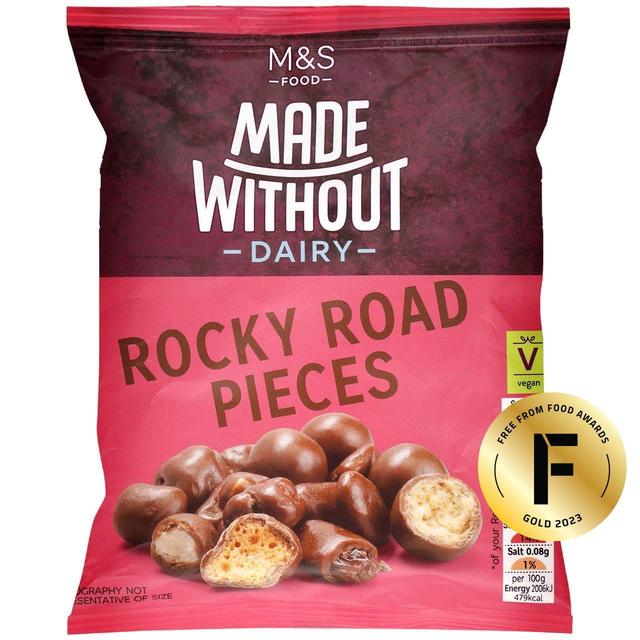 M&S Made Without Dairy Rocky Road Pieces 100g