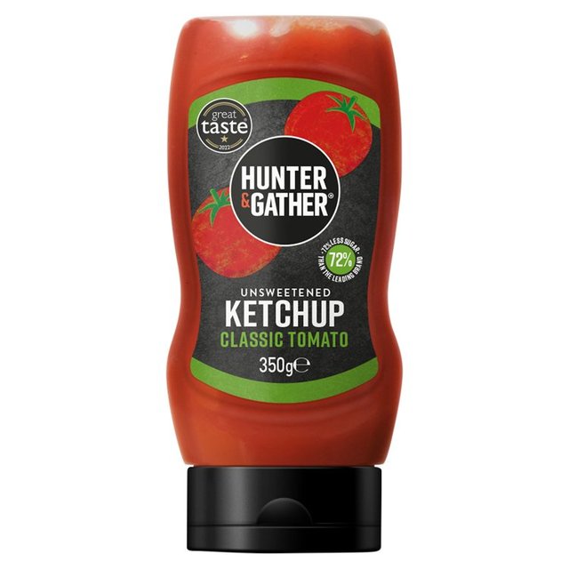 Hunter & Gather Unsweetened Tomato Ketchup 350g