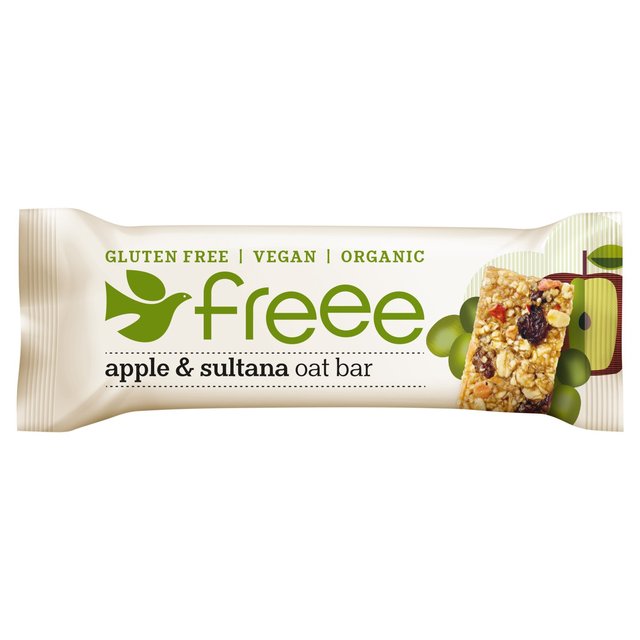 Freee Gluten Free Organic Apple Oat Bar With Sultanas 35g