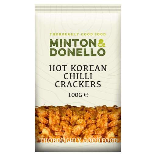 Mintons Good Food Hot Korean Chilli Crackers 100g