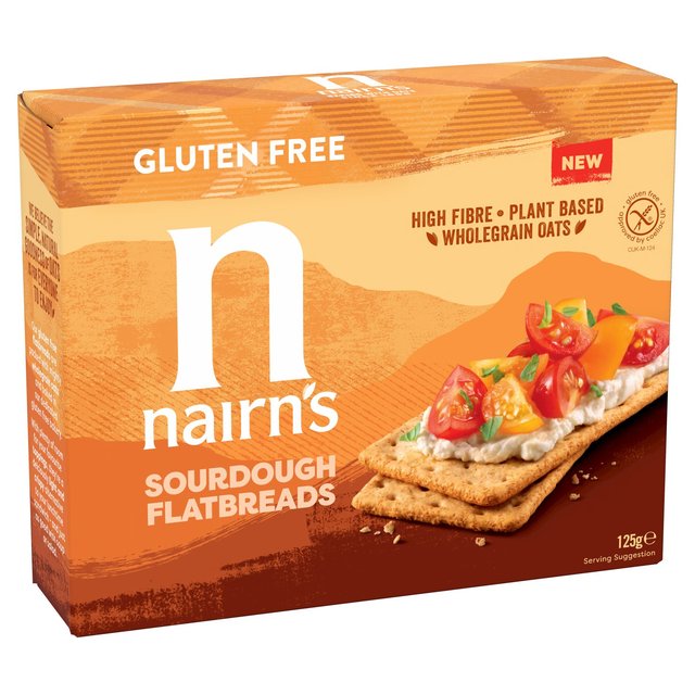 Nairns Gluten Free Sourdough Flatbreads 125g