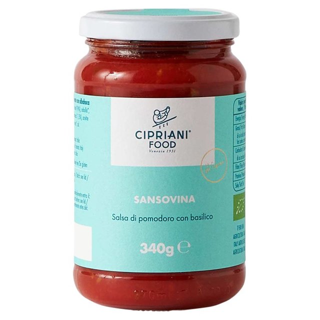 Cipriani Sansovina Organic Pasta Sauce 340g