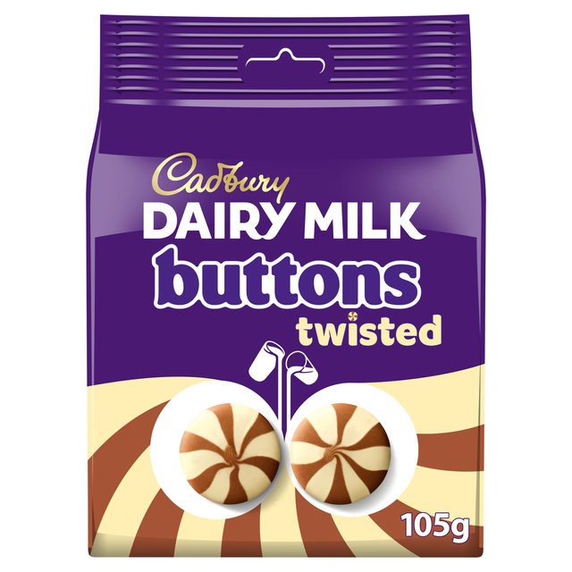 Cadbury Dairy Milk Chocolate Buttons Twisted 105g