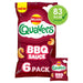 Walkers Quavers BBQ Sauce Multipack Snacks Crisps 6 per pack