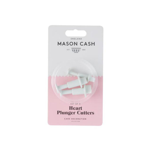 Mason Cash Set of 3 Mini Heart Plungers 3 per pack