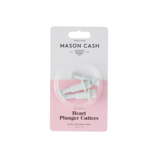 Mason Cash Set of 3 Mini Heart Plungers 3 per pack