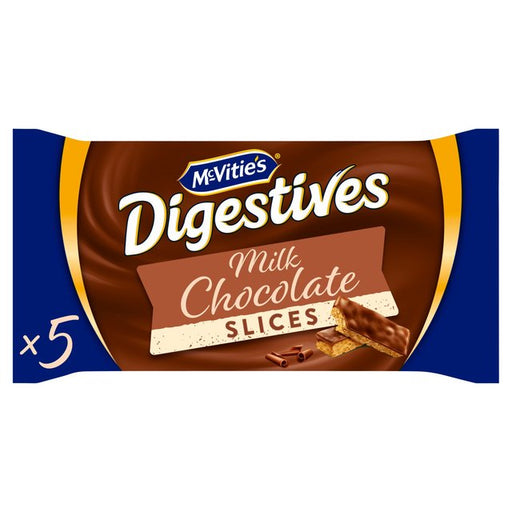 McVities Chocolate Digestive Slice Snack Size 5 per pack