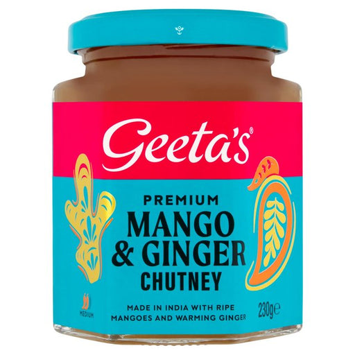 Geeta's Premium Mango & Ginger Chutney 230g