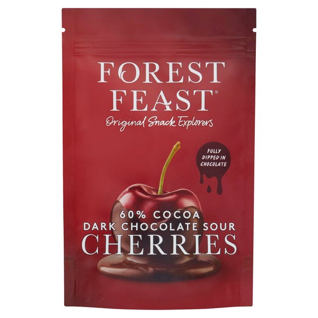 Forest Feast Belgian Dark Chocolate Sour Cherries 120g