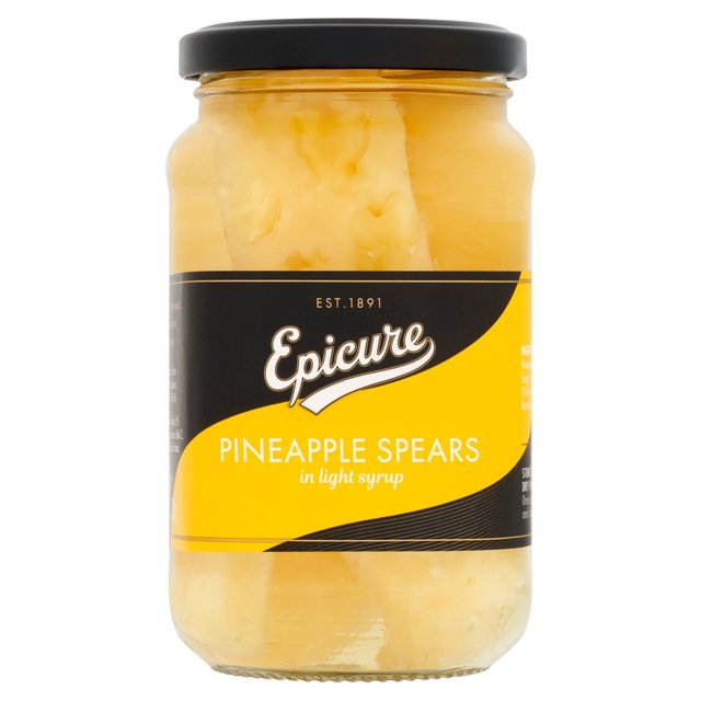 Epicure Pineapple Spears in light syrup 370g