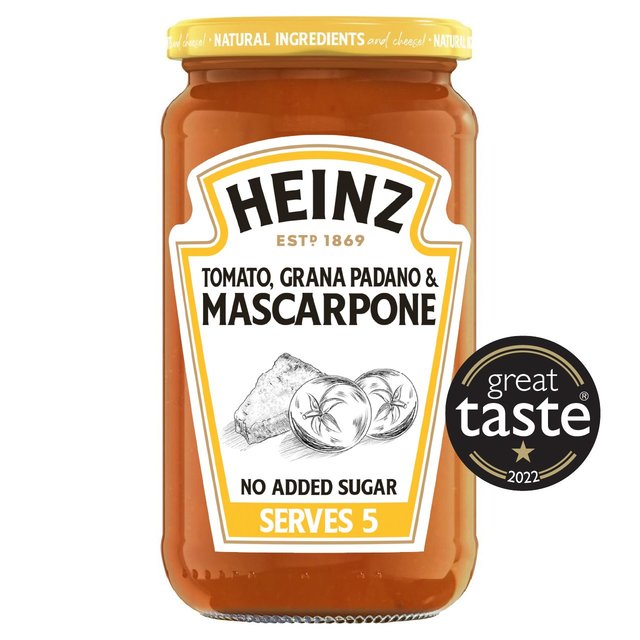 Heinz Tomato Mascarpone & Grana Padano Pasta Sauce 490g