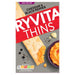 Ryvita Thins Cheddar & Black Pepper Flatbread Crackers 125g