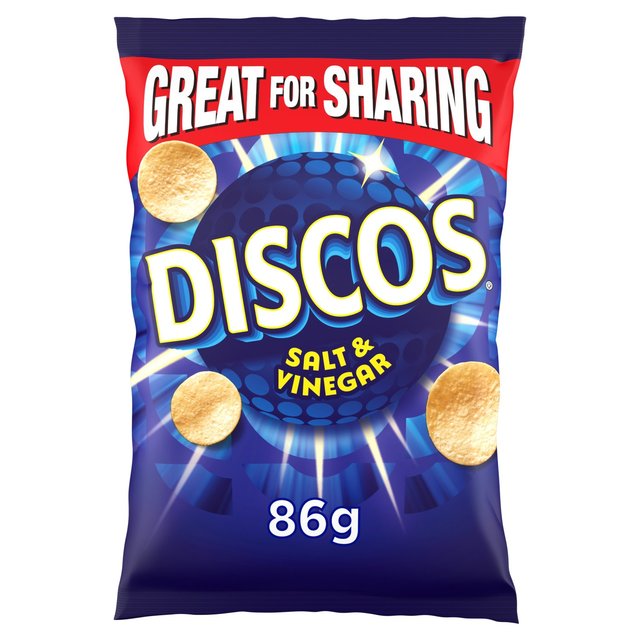 Discos Salt & Vinegar Sharing Crisps 86g