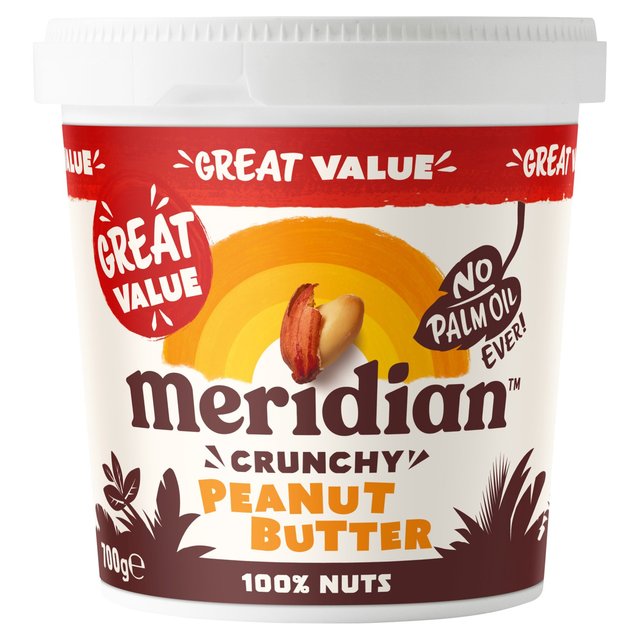 Meridian Crunchy Peanut Butter 100% 700g