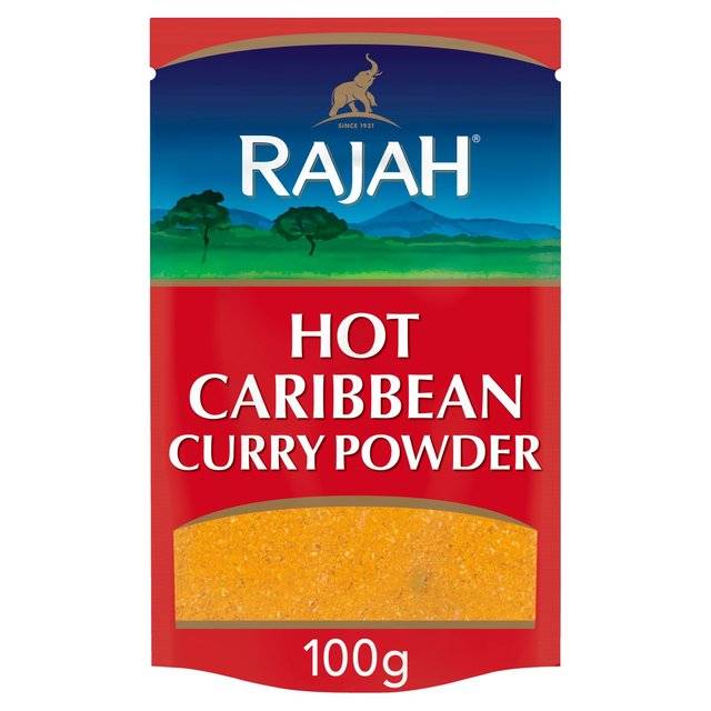 Rajah Spices Hot Caribbean Curry Powder 100g