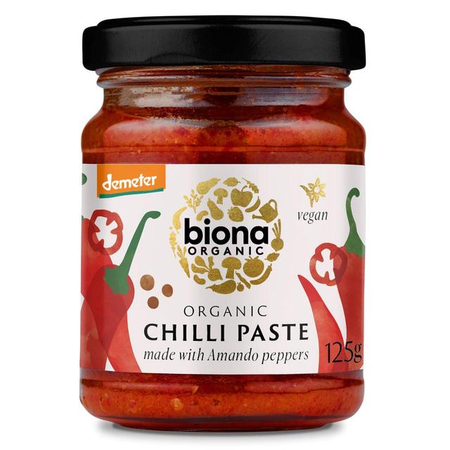 Biona Organic Hot Chilli Paste Demeter 125g