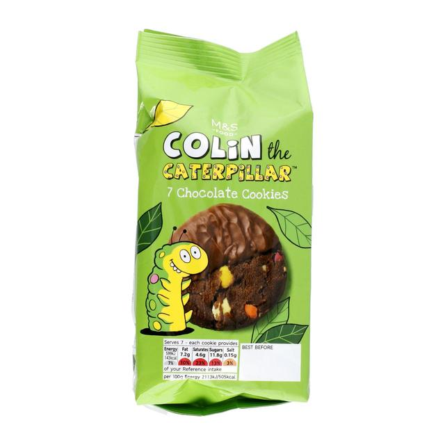 M&S 7 Colin the Caterpillar Chocolate Cookies 200g