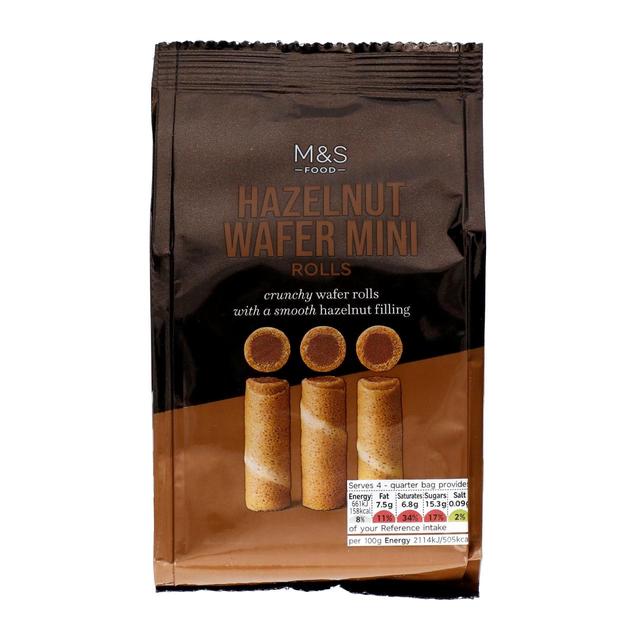 M&S Hazelnut Mini Rolls 125g