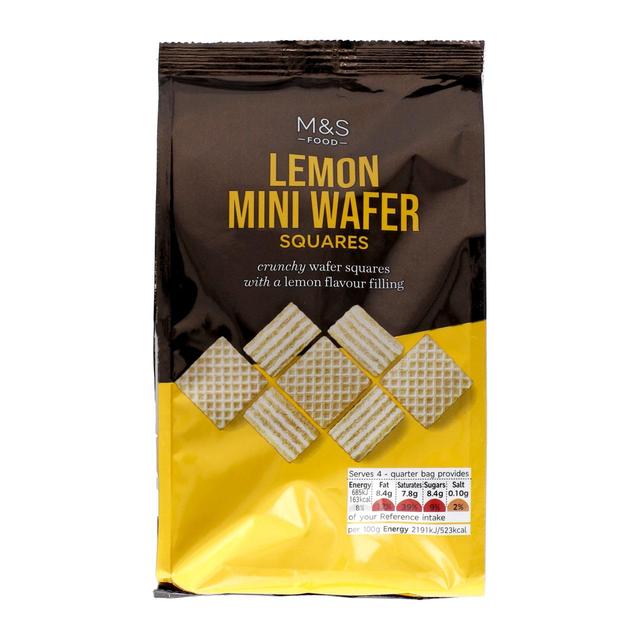 M&S Lemon Wafer Squares 125g