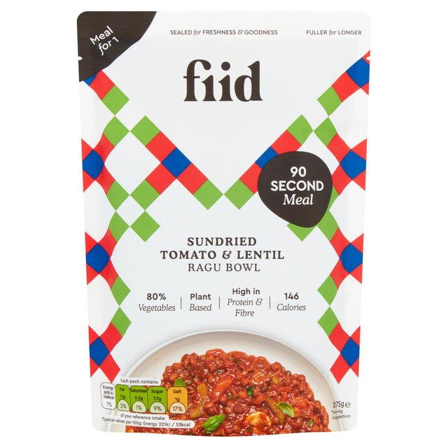 Fiid Sundried Tomato & Lentil Ragu 275g