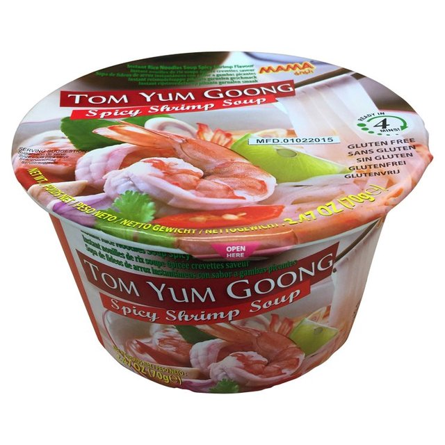 Mama Thai Shrimp Tom Yum Goong Rice Noodle Bowl 70g